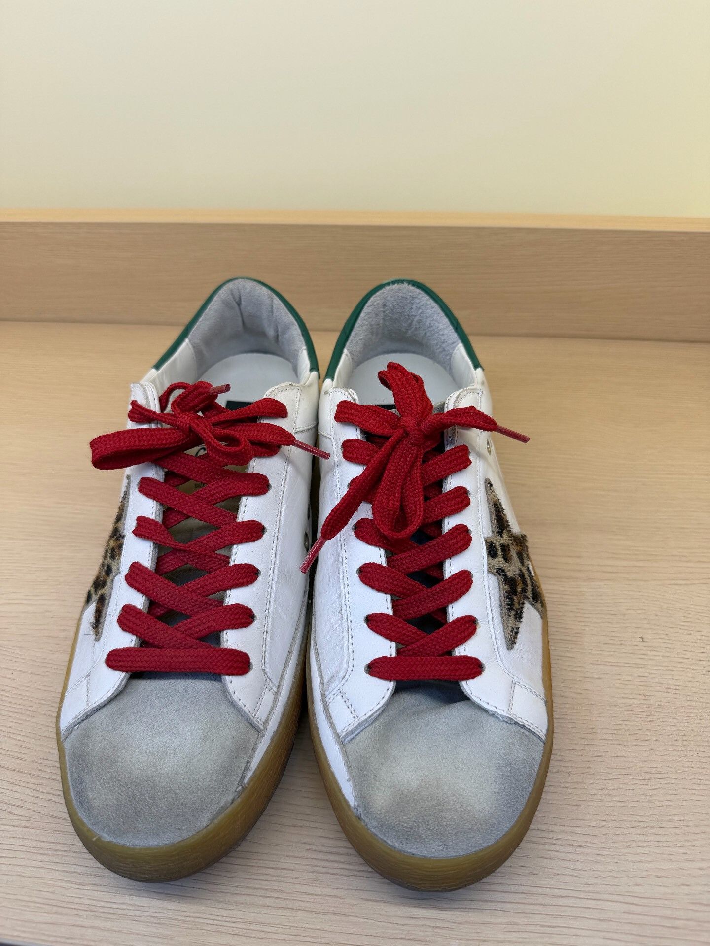Golden Goose Golden Goose Distressed Leopard Star Sneakers Size US 7 / EU 40 - 4 Thumbnail