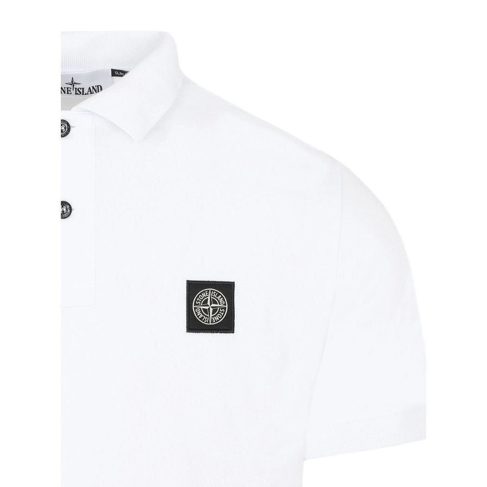 Stone Island Stone Island WHITE Polo Shirts Size US L / EU 52-54 / 3 - 3 Thumbnail