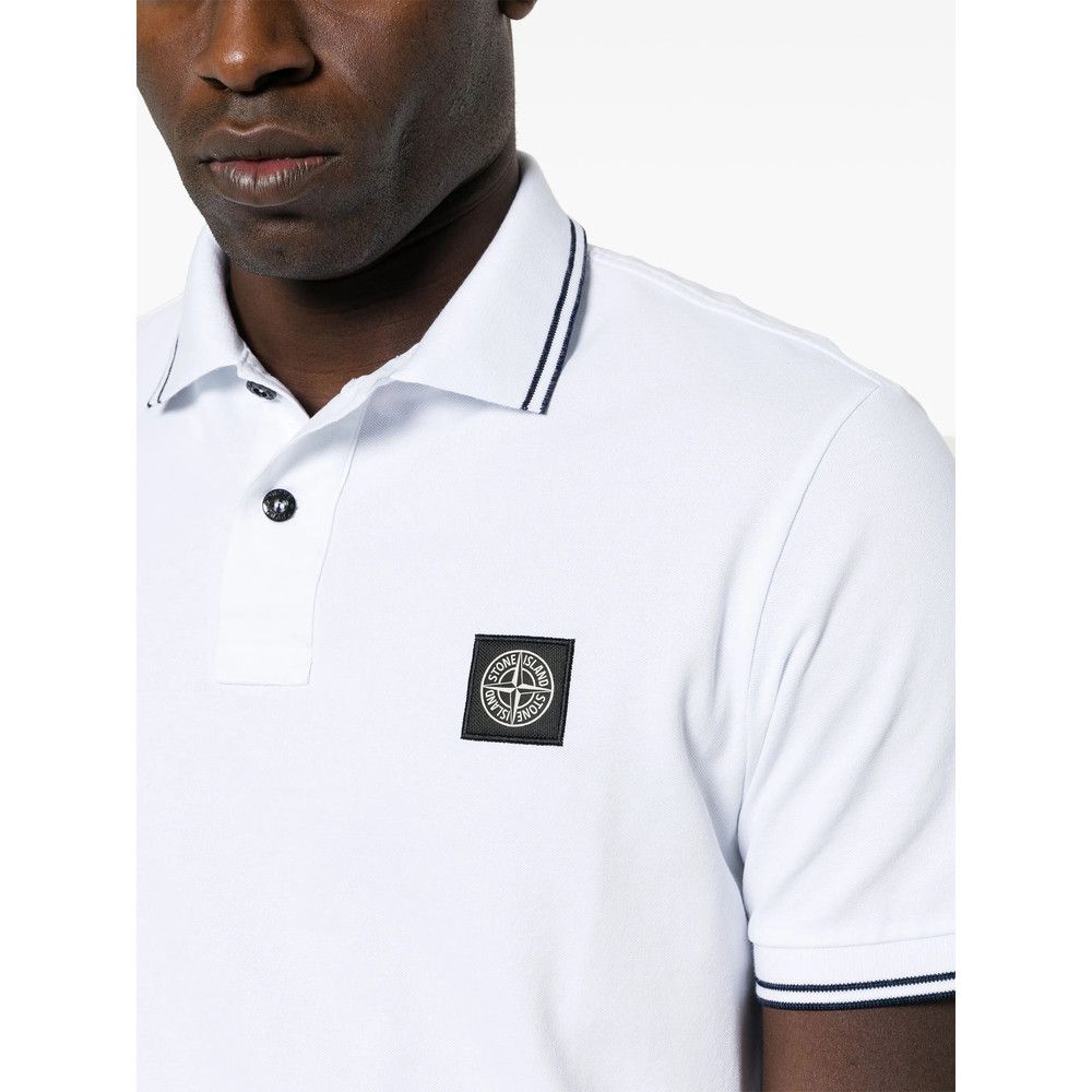 Stone Island Stone Island WHITE Polo Shirts Size US XL / EU 56 / 4 - 2 Thumbnail