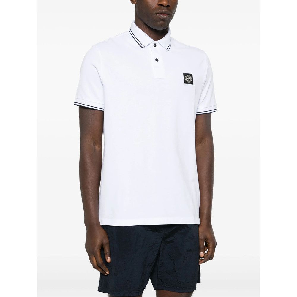 Stone Island Stone Island WHITE Polo Shirts Size US XL / EU 56 / 4 - 4 Thumbnail