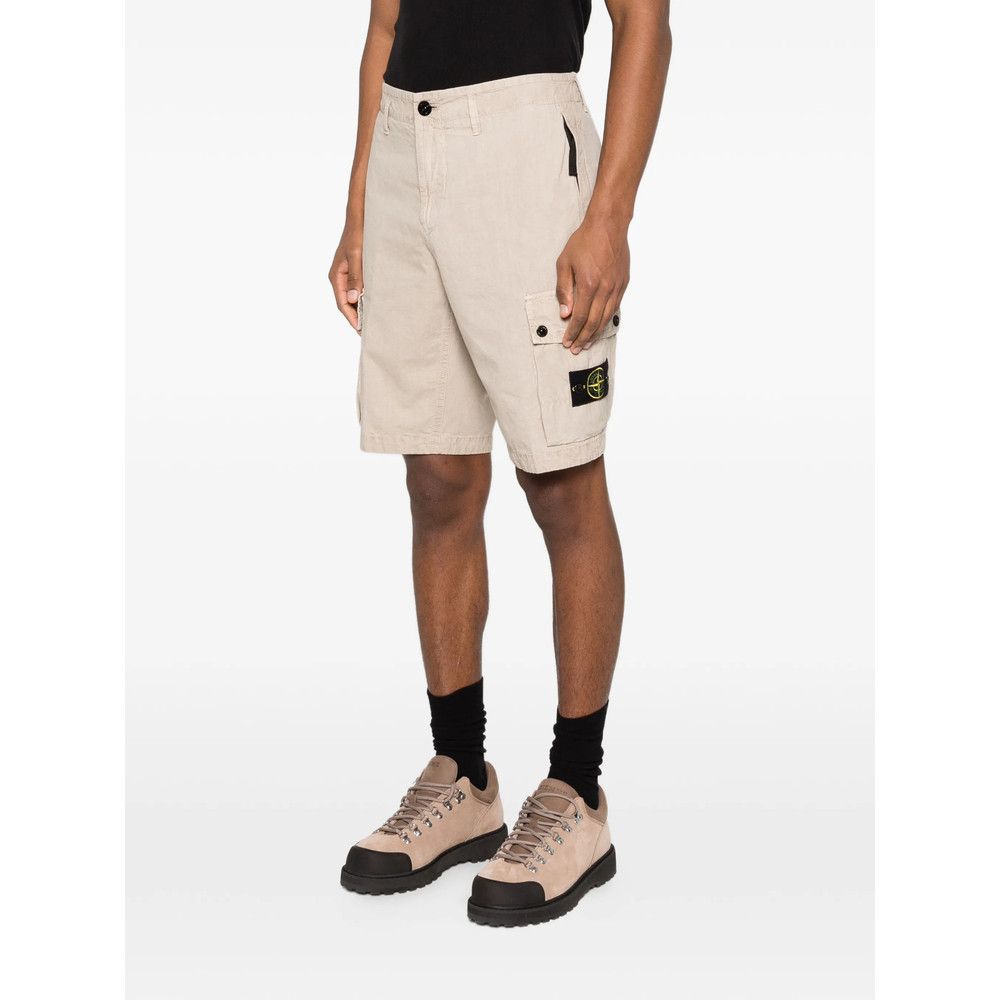 Stone Island Stone Island NEUTRALS Shorts - Cargo Shorts Size US 33 - 3 Thumbnail