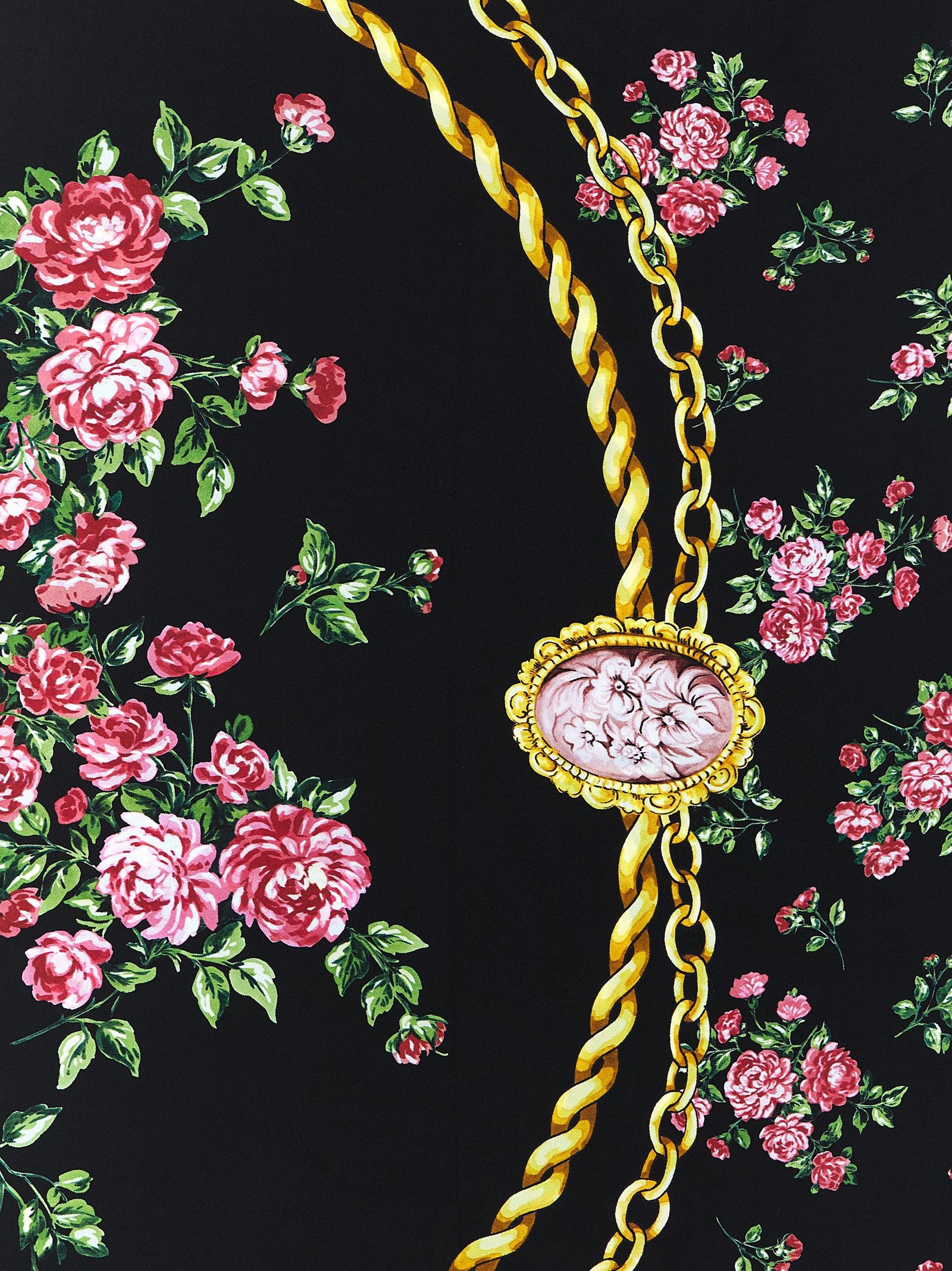 Dolce & Gabbana 'Mazzolini Di Rose' Scarf Size ONE SIZE - 3 Thumbnail