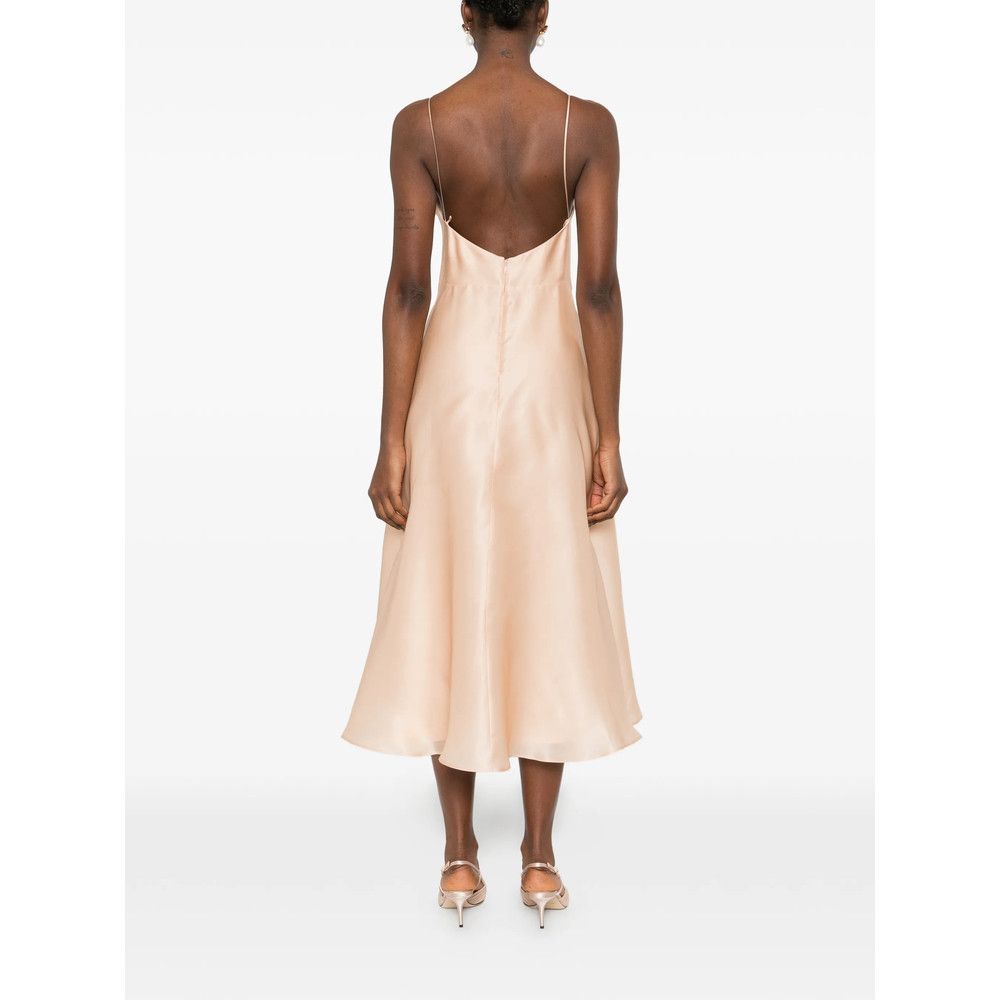 Alberta Ferretti Alberta Ferretti NEUTRALS Dresses - Day Dresses Size S / US 4 / IT 40 - 3 Thumbnail