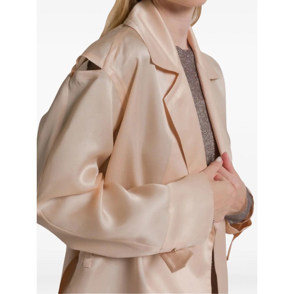 Alberta Ferretti Alberta Ferretti PINK Coats - Trench & Raincoats Size S / US 4 / IT 40 - 4 Thumbnail
