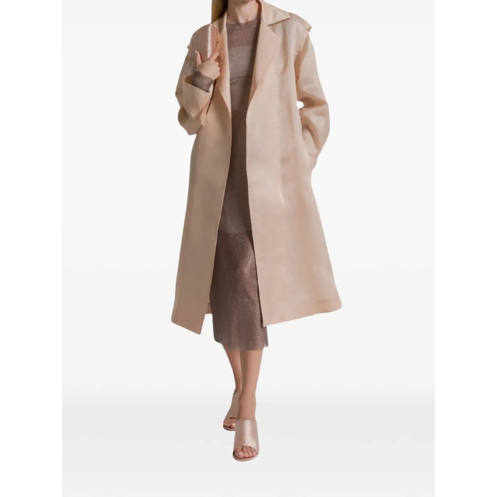 Alberta Ferretti Alberta Ferretti PINK Coats - Trench & Raincoats Size S / US 4 / IT 40 - 3 Thumbnail