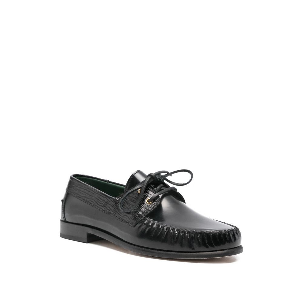 VINNY's Vinny's BLACK Boat Shoes Size US 7 / EU 40 - 4 Thumbnail