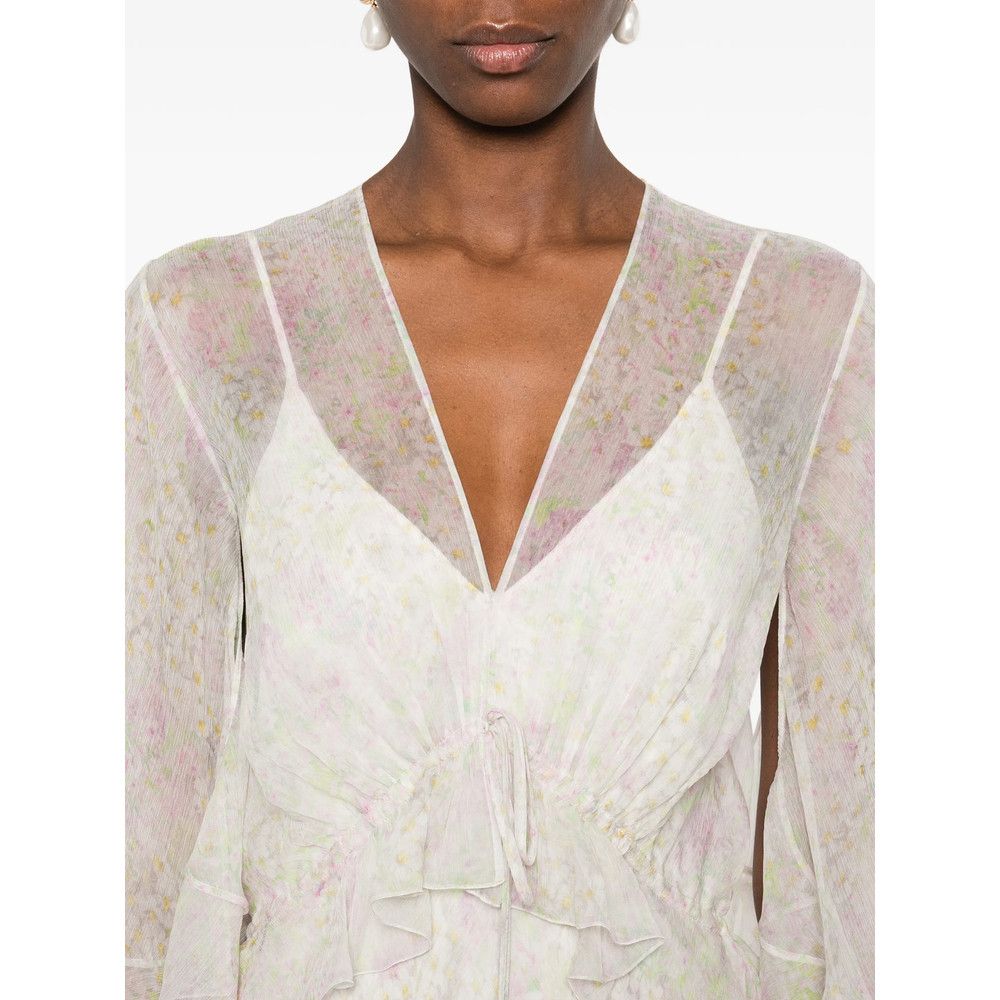 Alberta Ferretti Alberta Ferretti NEUTRALS Dresses - Day Dresses Size M / US 6-8 / IT 42-44 - 4 Thumbnail