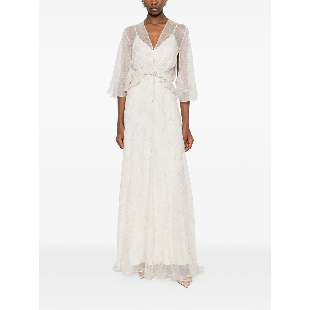 Alberta Ferretti Alberta Ferretti NEUTRALS Dresses - Day Dresses Size M / US 6-8 / IT 42-44 - 5 Thumbnail