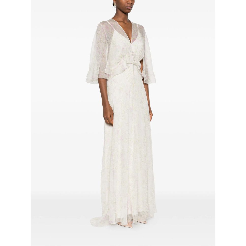 Alberta Ferretti Alberta Ferretti NEUTRALS Dresses - Day Dresses Size M / US 6-8 / IT 42-44 - 2 Thumbnail