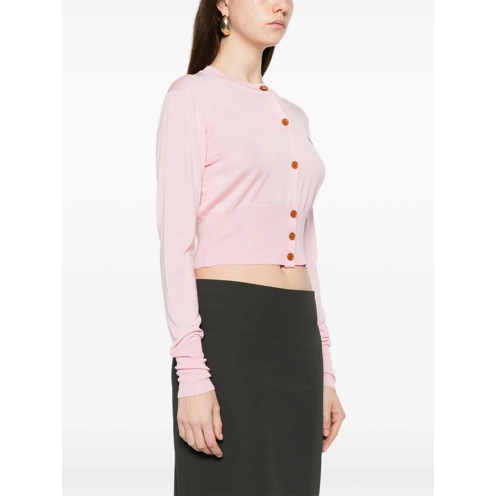 Vivienne Westwood Vivienne Westwood PINK Knitwear - Cardigans Size M / US 6-8 / IT 42-44 - 4 Thumbnail