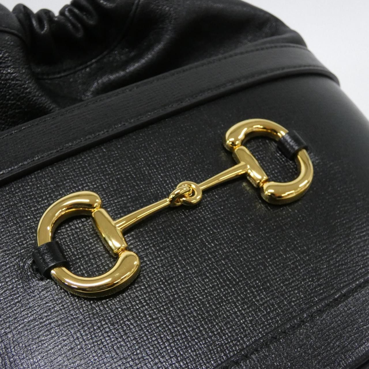 Gucci Gucci Gucci HORSEBIT 1955 Leather Shoulder Bag Leather Shoulder Bag 602118 1DBLG DUTY FREE for USA Size ONE SIZE - 4 Thumbnail