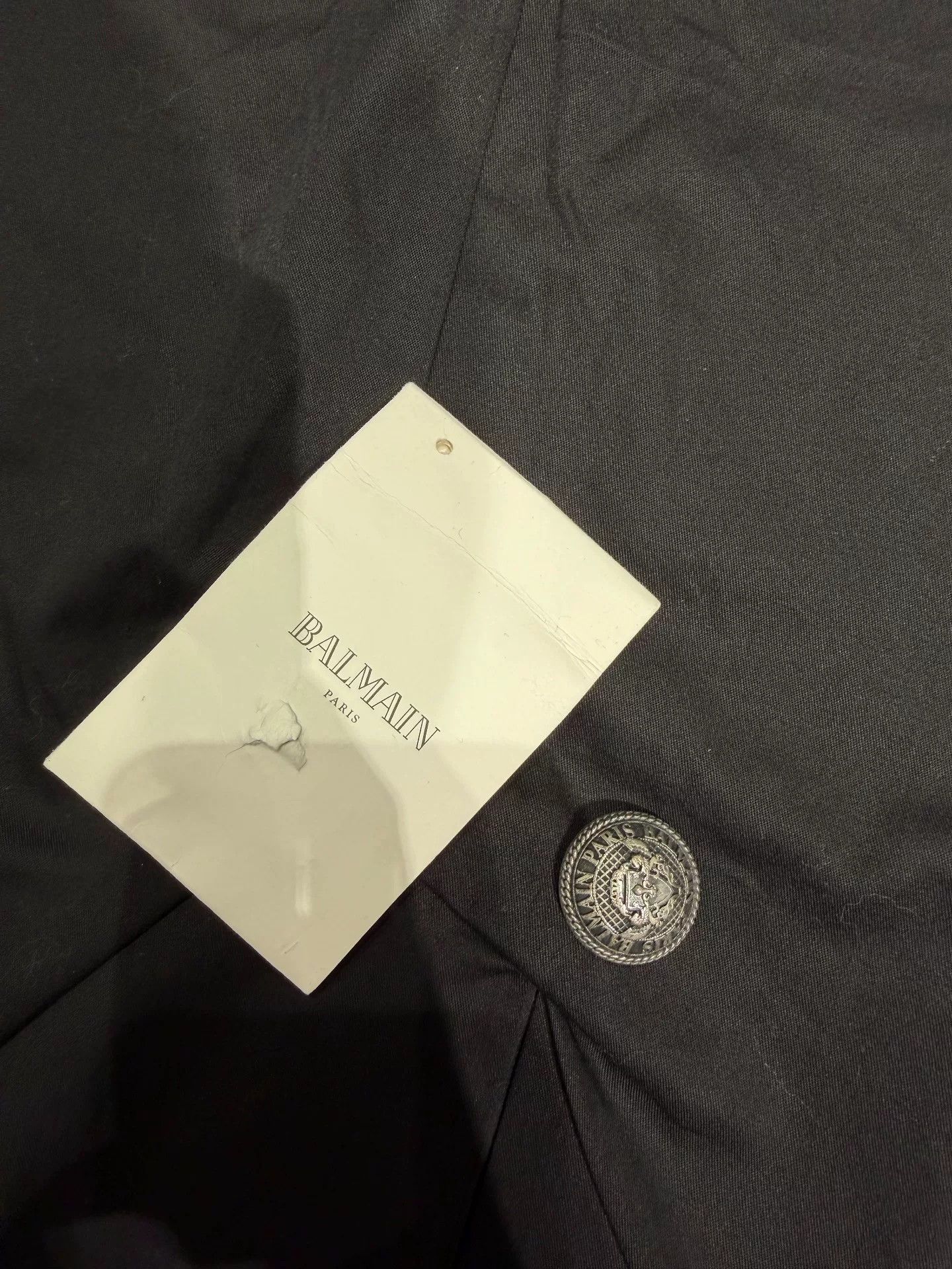 Balmain BALMAIN Men's Black Double-Breasted Suit Jacket Size US M / EU 48-50 / 2 - 6 Thumbnail