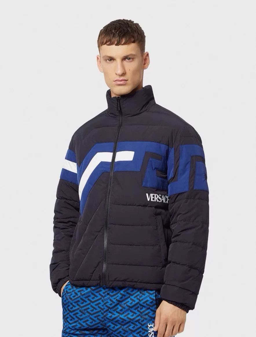 Versace Versace Stand Collar Reversible Padded Jacket Size US M / EU 48-50 / 2 - 2 Thumbnail