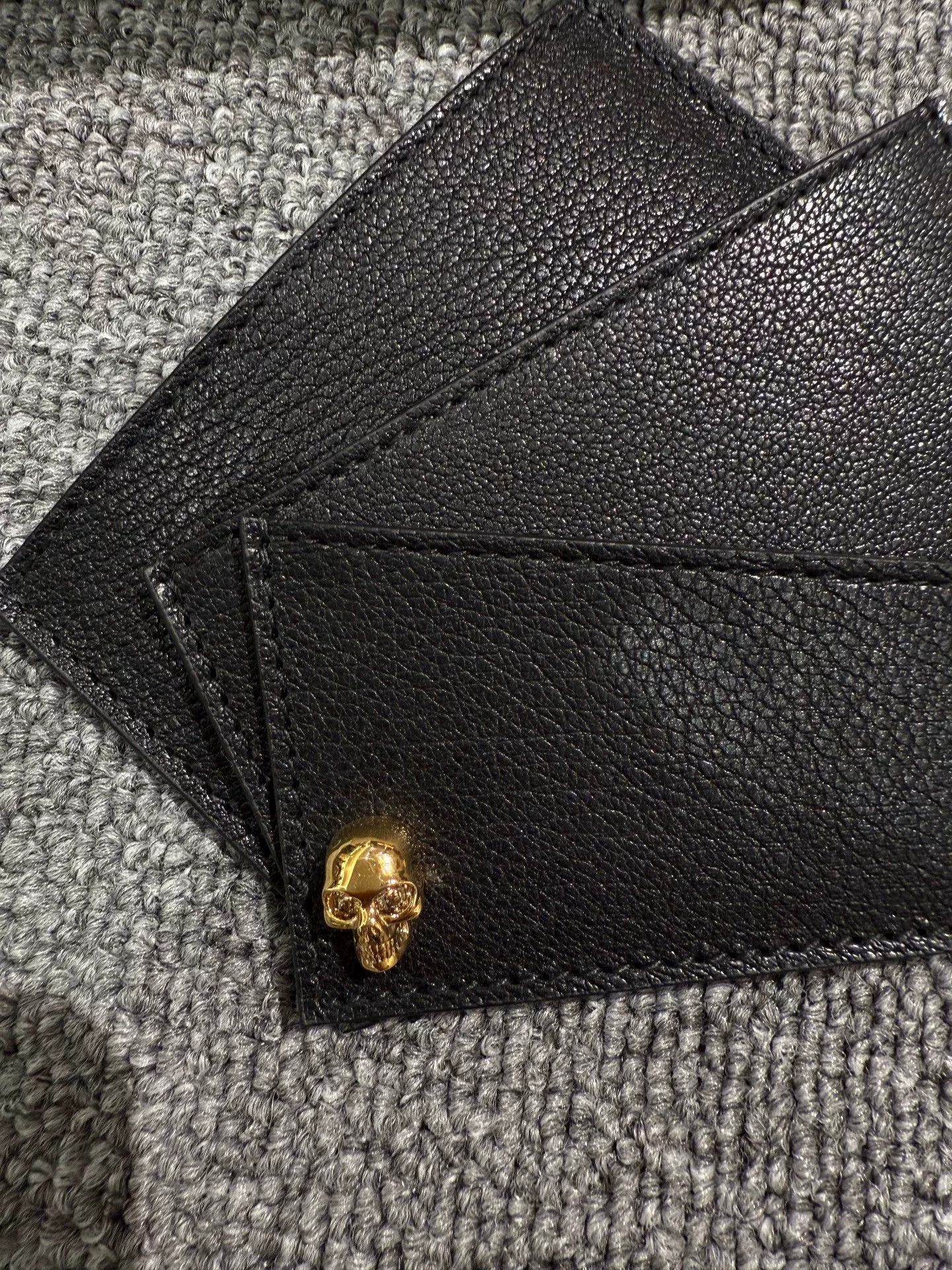 Alexander McQueen Alexander McQueen Leather Card Holder Size ONE SIZE - 3 Thumbnail