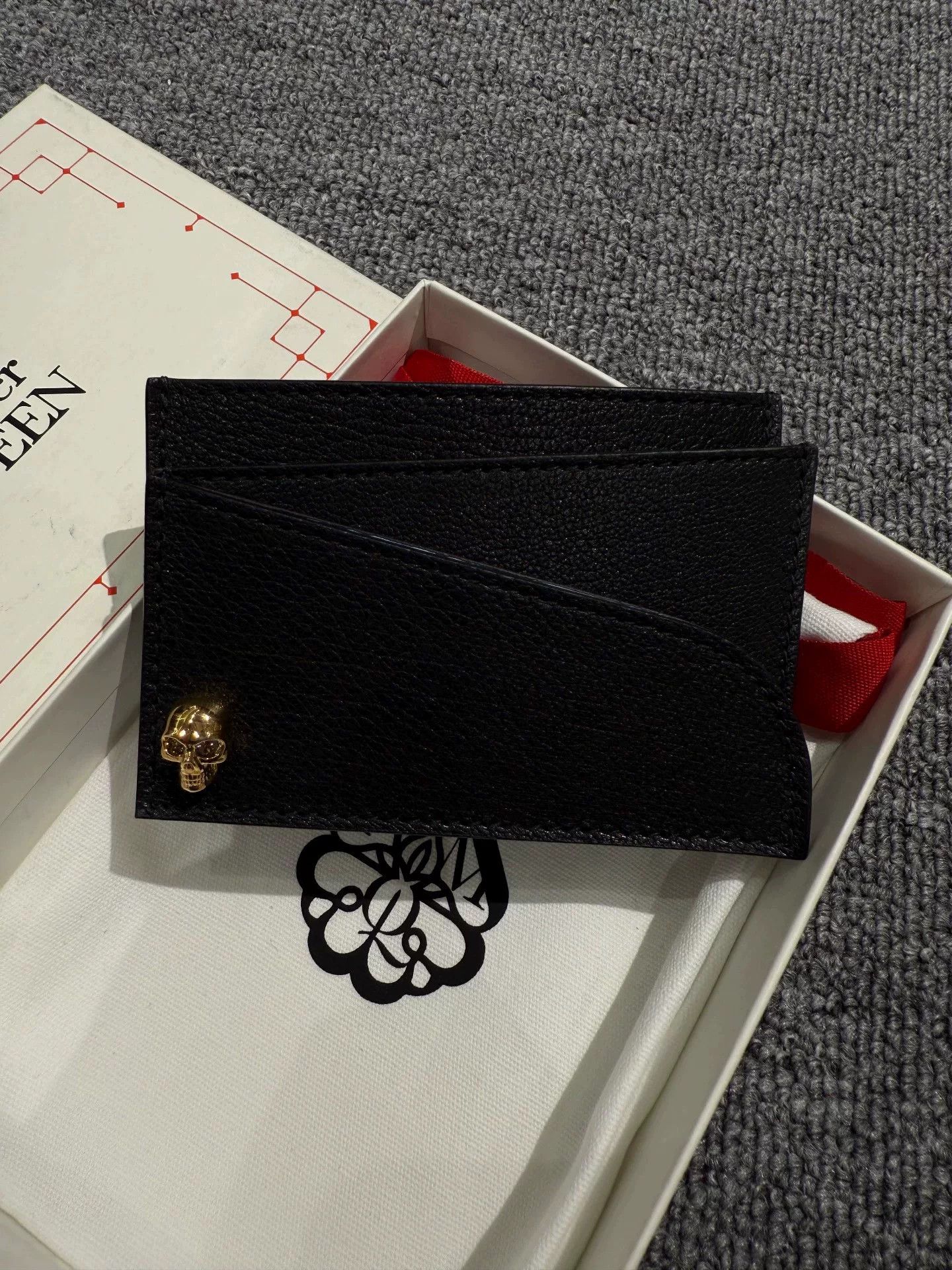 Alexander McQueen Alexander McQueen Leather Card Holder Size ONE SIZE - 2 Thumbnail