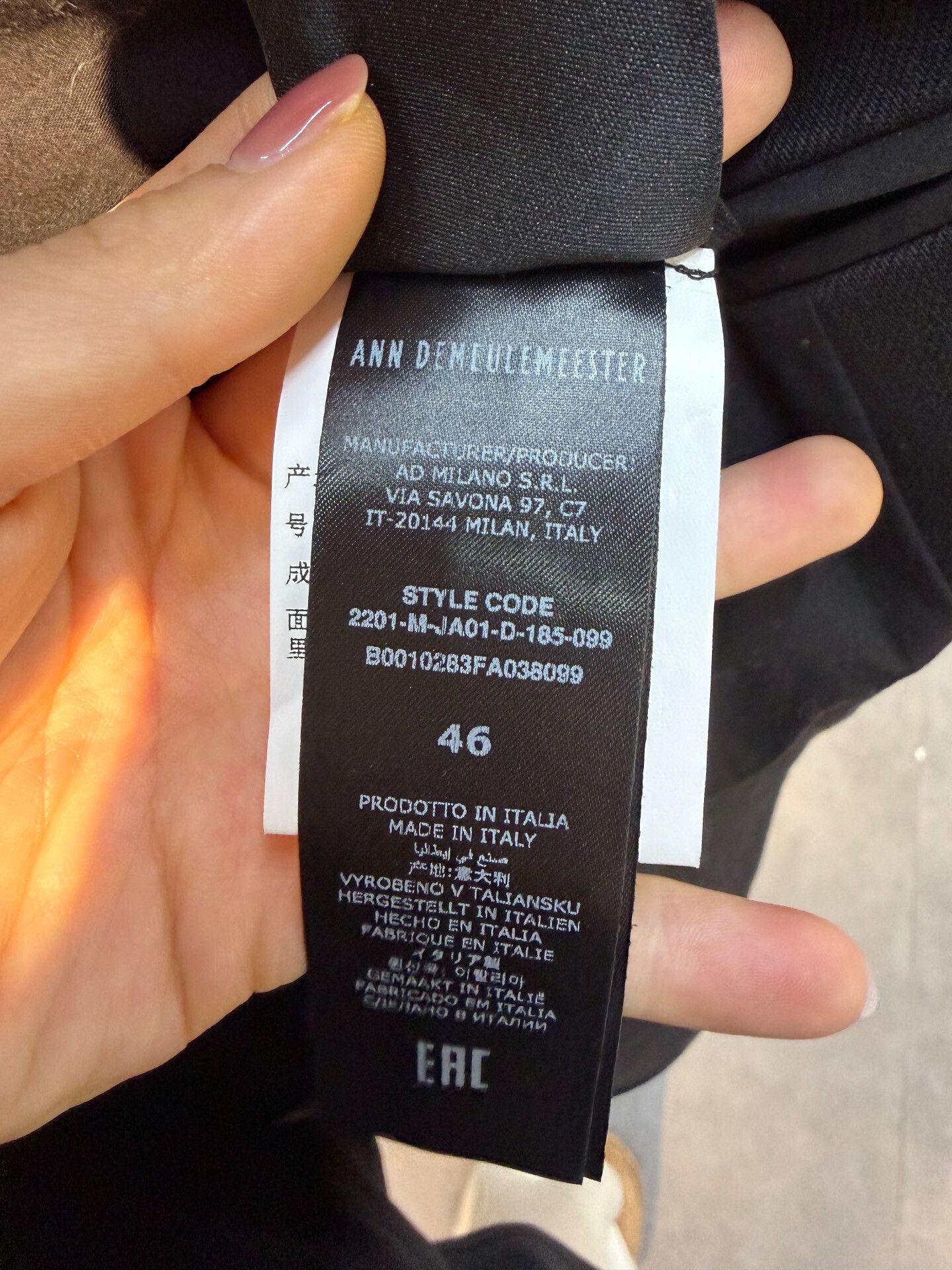 Ann Demeulemeester Ann Demeulemeester Collar Jacket Size US S / EU 44-46 / 1 - 8 Thumbnail