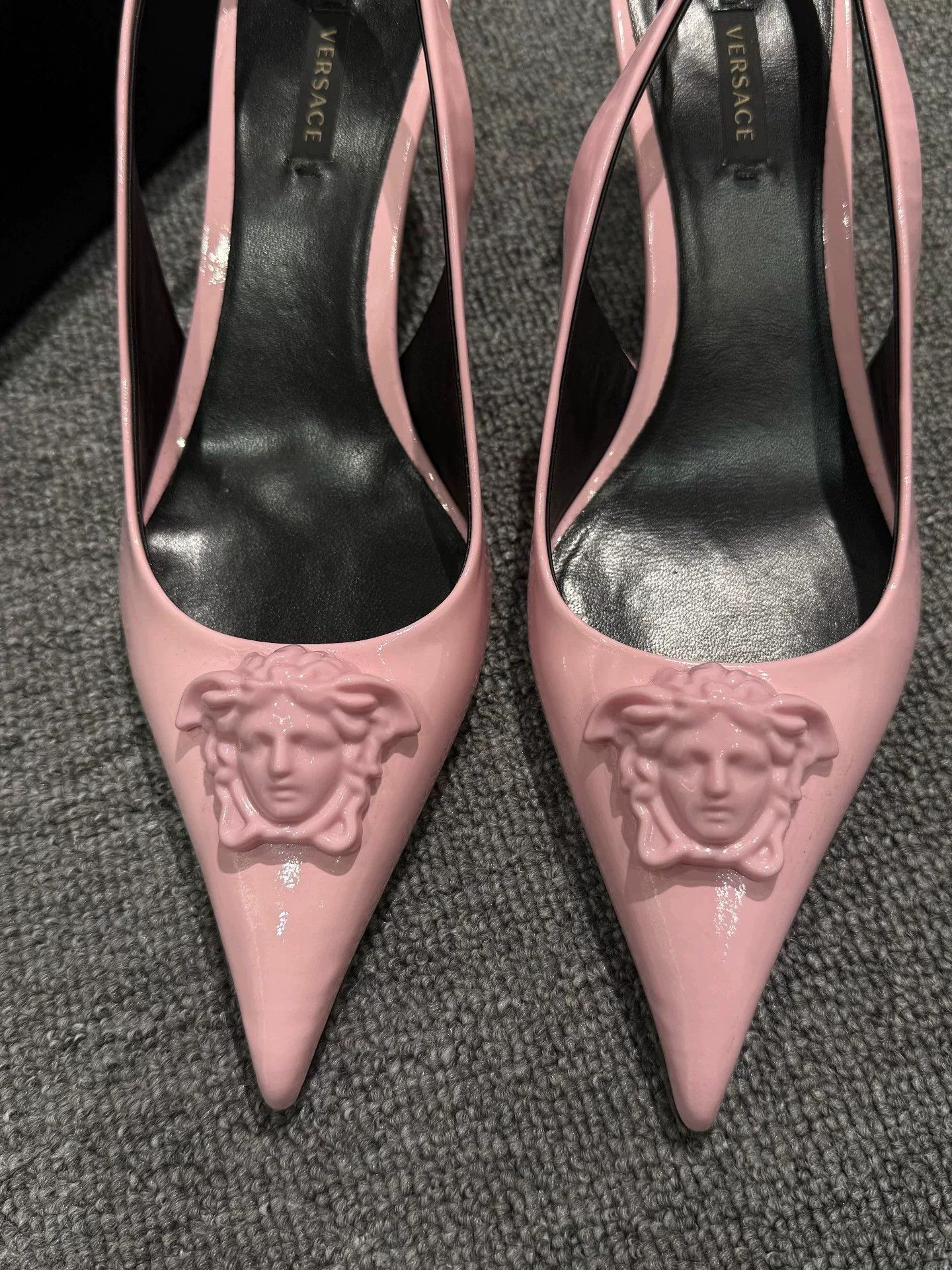 Versace Versace Pink Medusa High Heels Size US 9 / IT 39 - 4 Thumbnail