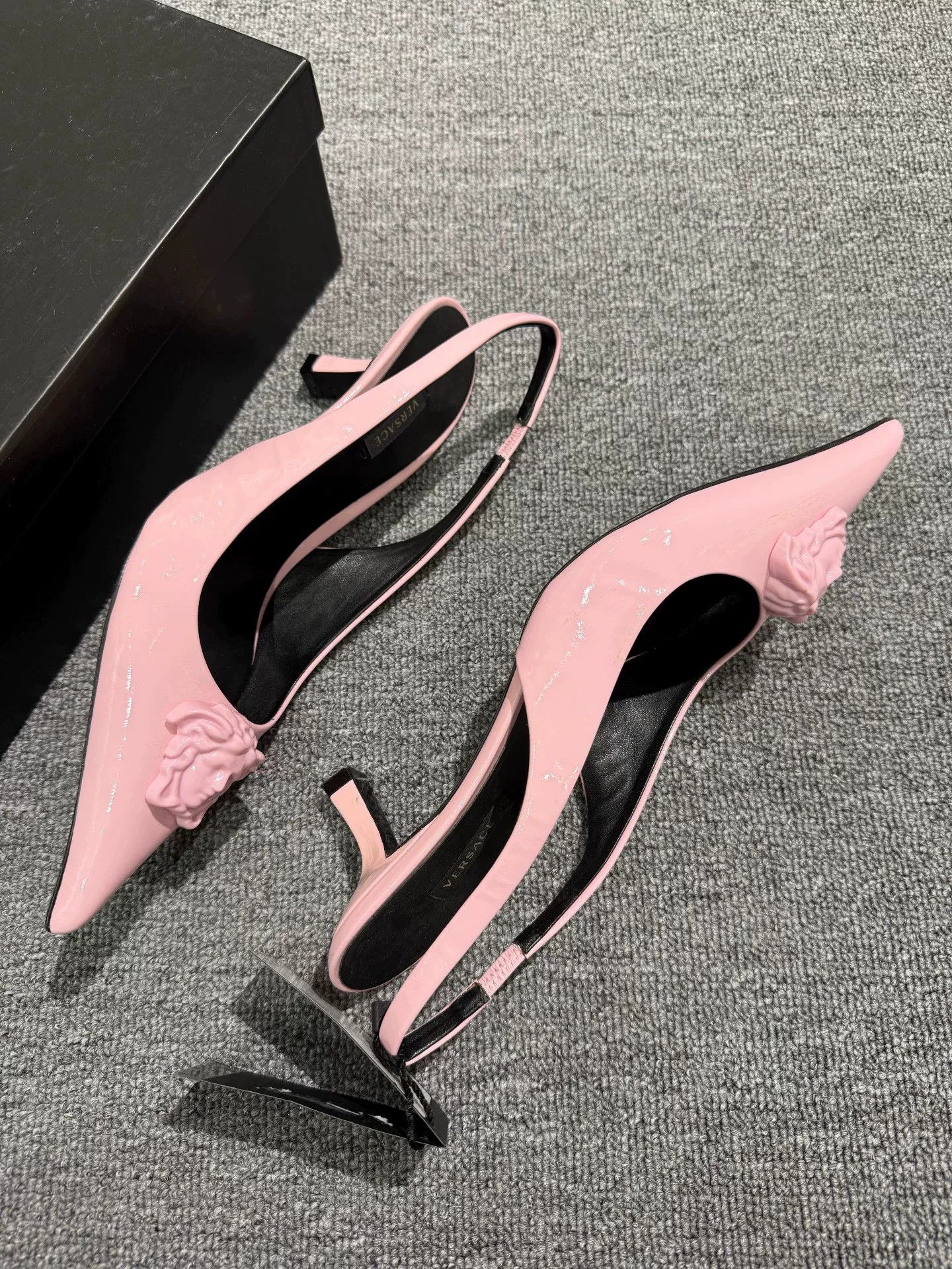 Versace Versace Pink Medusa High Heels Size US 9 / IT 39 - 5 Thumbnail