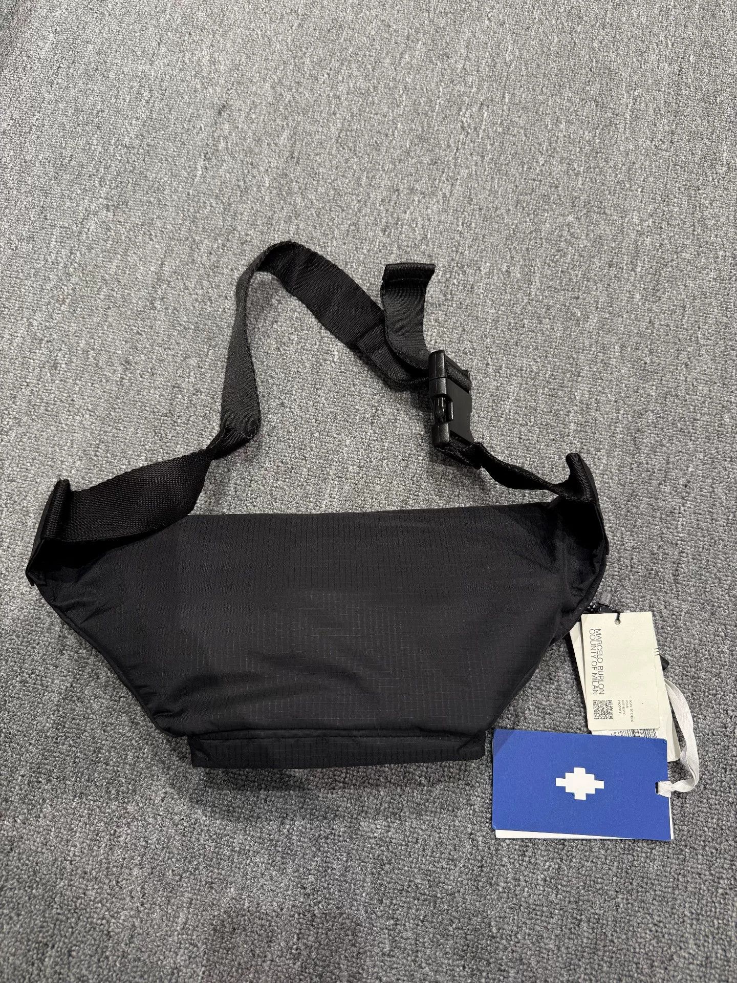 Marcelo Burlon Marcelo Burlon Black Waist Bag Size ONE SIZE - 2 Thumbnail