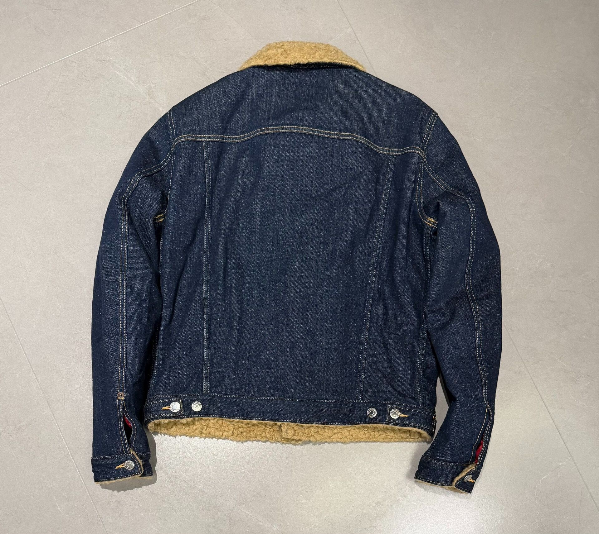 Dsquared2 DSquared2 Men's Lamb Wool Denim Jacket Size US M / EU 48-50 / 2 - 7 Thumbnail