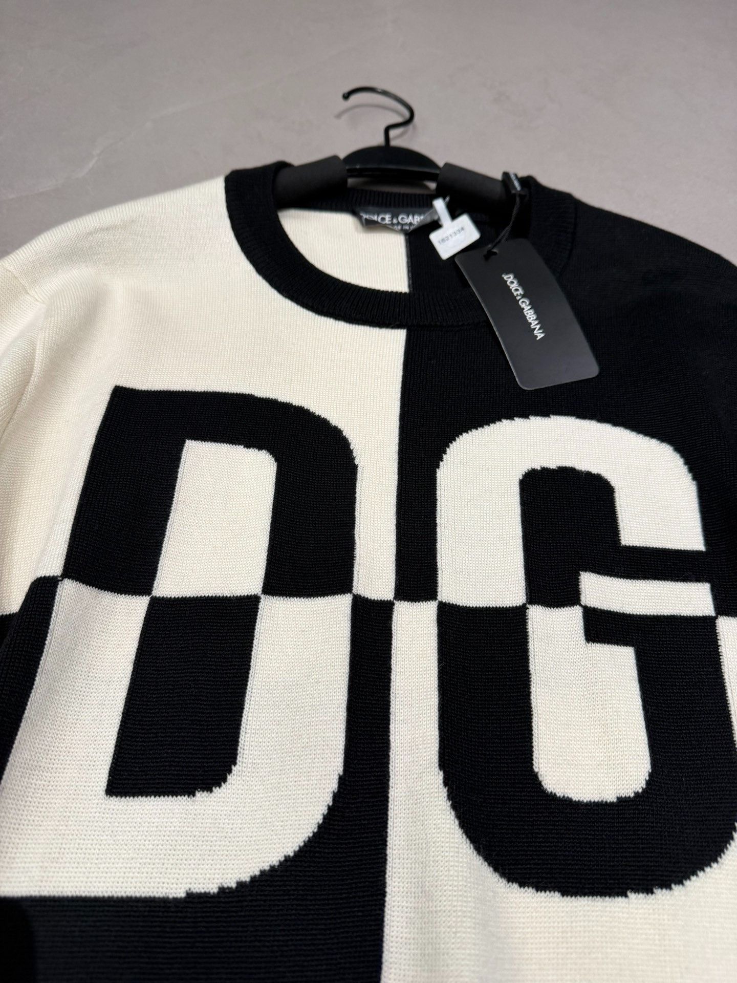 Dolce & Gabbana Dolce & Gabbana Men's Wool Logo Sweater Size US M / EU 48-50 / 2 - 2 Thumbnail