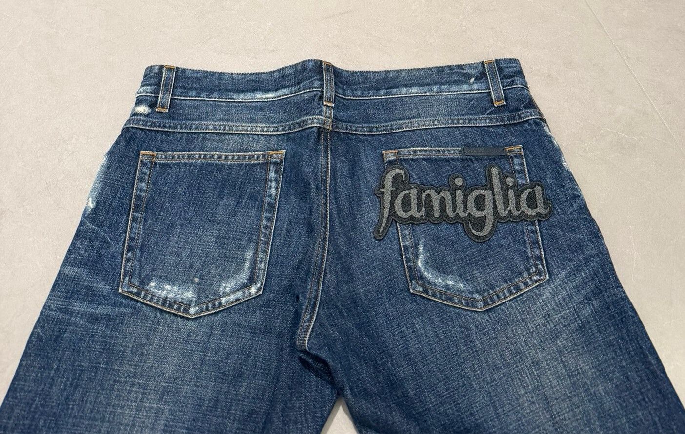 Dolce & Gabbana Dolce & Gabbana Heavy Embroidery Men's Jeans Size US 34 / EU 50 - 4 Thumbnail