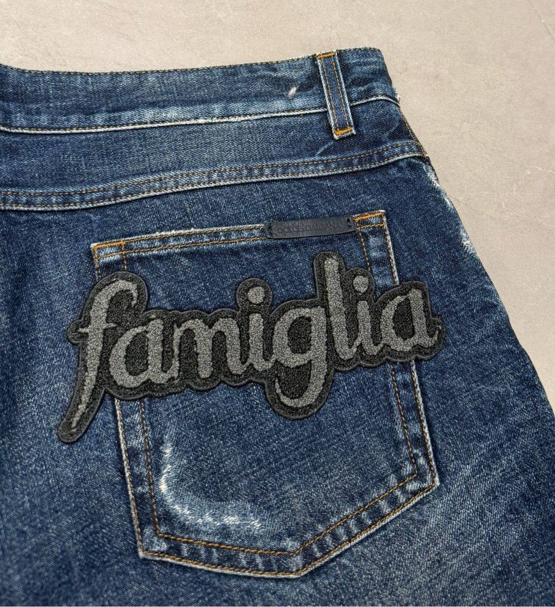 Dolce & Gabbana Dolce & Gabbana Heavy Embroidery Men's Jeans Size US 34 / EU 50 - 5 Thumbnail