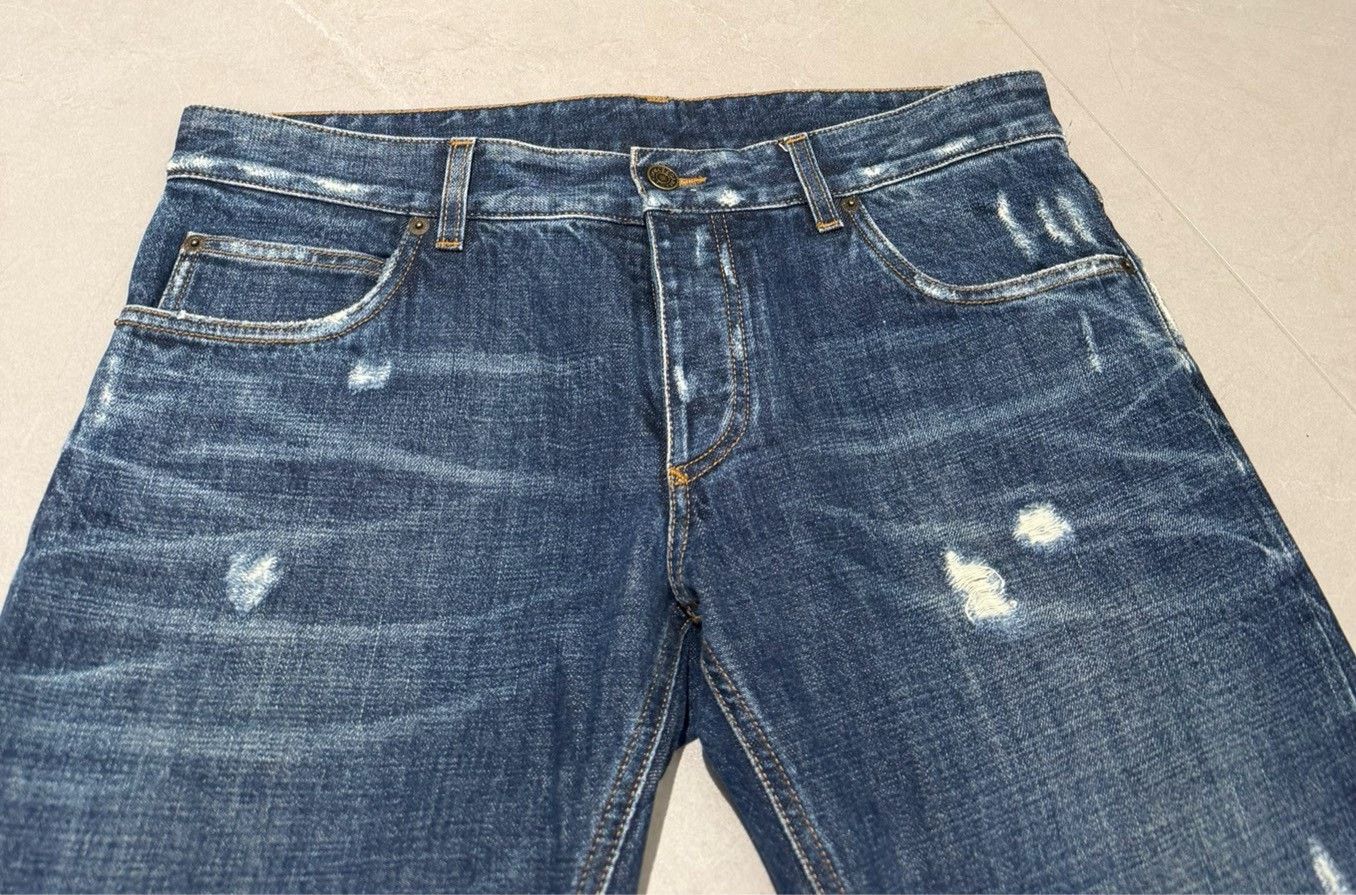 Dolce & Gabbana Dolce & Gabbana Heavy Embroidery Men's Jeans Size US 34 / EU 50 - 7 Thumbnail