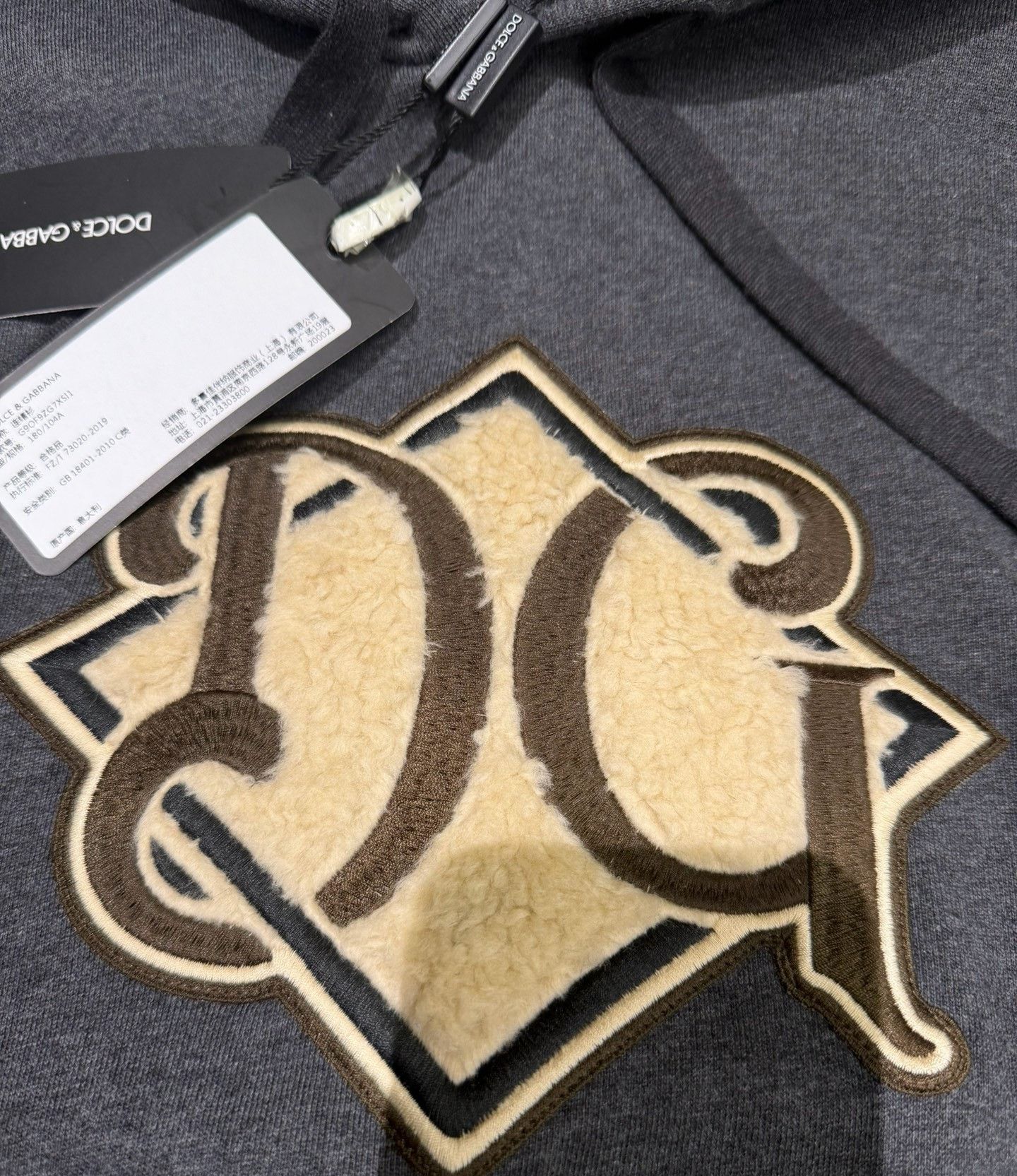 Dolce & Gabbana Dolce & Gabbana Men's Gray Sweatshirt Size US L / EU 52-54 / 3 - 2 Thumbnail