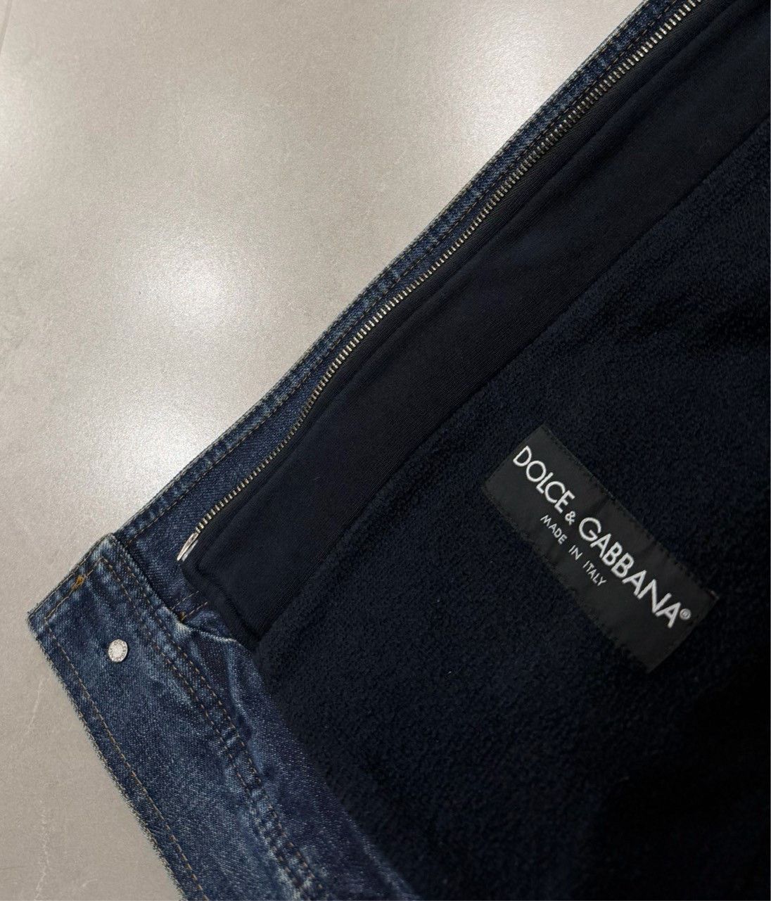 Dolce & Gabbana Dolce & Gabbana Men's Blue Denim Jacket Size US M / EU 48-50 / 2 - 7 Thumbnail