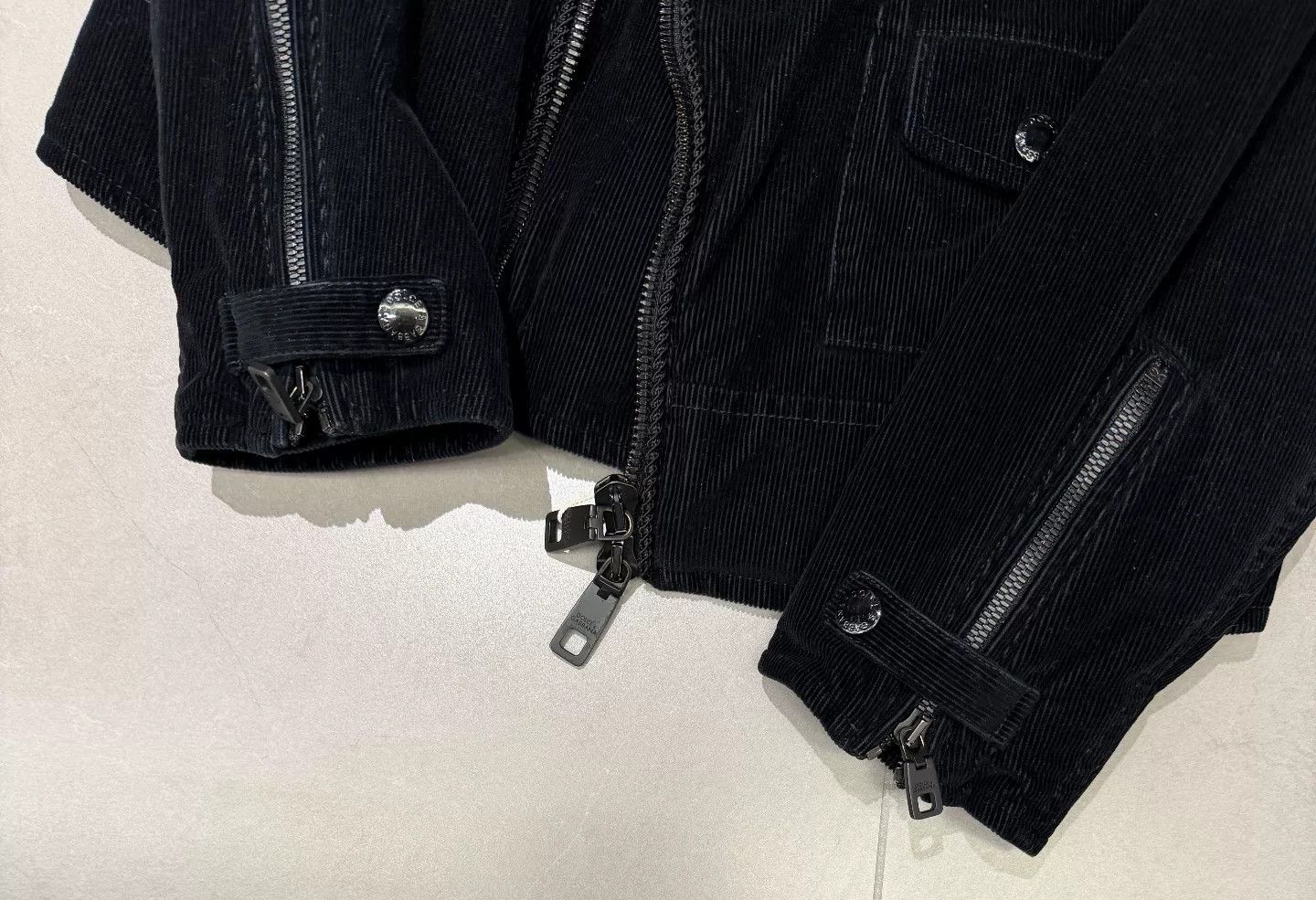 Dolce & Gabbana Dolce & Gabbana Corduroy Biker Jacket Size US S / EU 44-46 / 1 - 2 Thumbnail