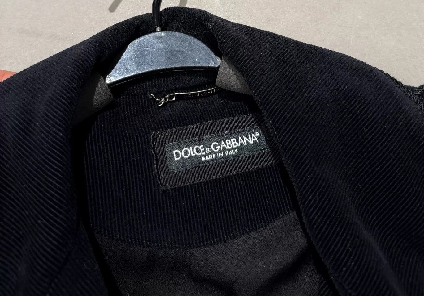 Dolce & Gabbana Dolce & Gabbana Corduroy Biker Jacket Size US S / EU 44-46 / 1 - 4 Thumbnail