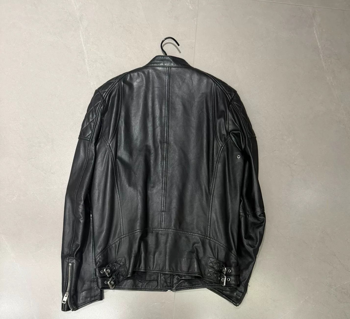 Diesel Diesel Men's Biker Black Leather Jacket Size US L / EU 52-54 / 3 - 6 Thumbnail