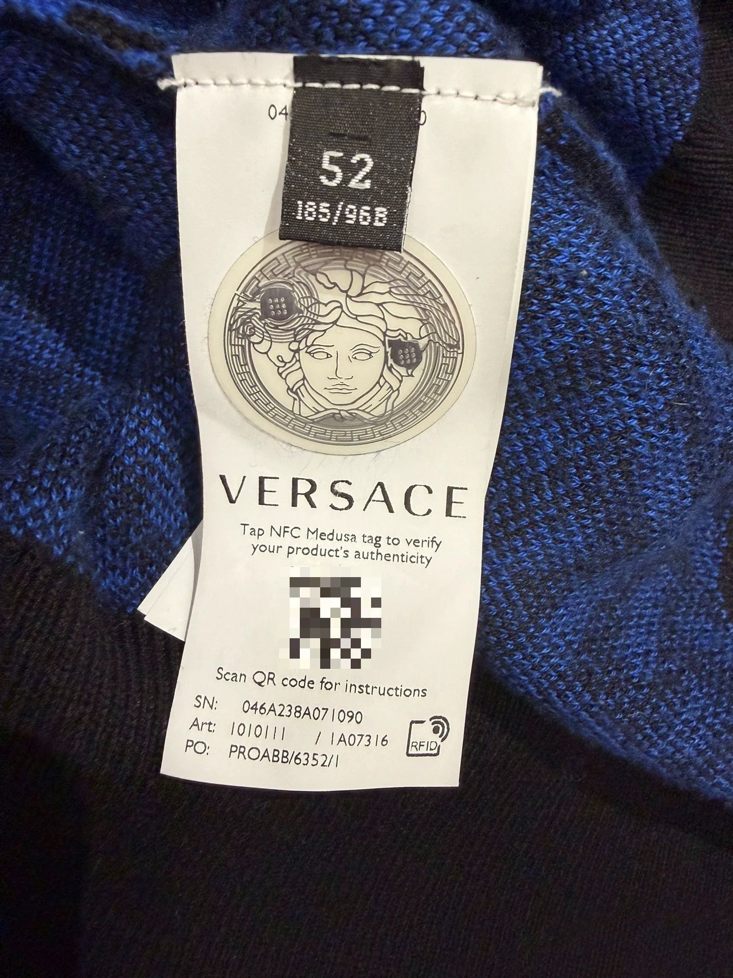Versace Versace Medusa Wool Runway Knit Sweater Size US L / EU 52-54 / 3 - 9 Thumbnail