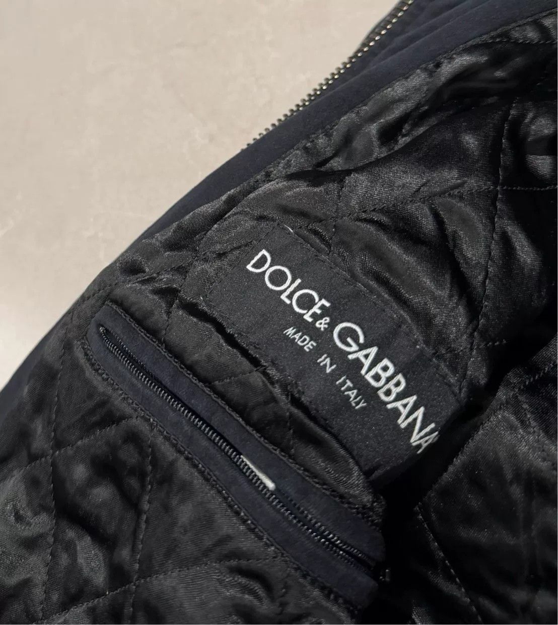 Dolce & Gabbana Dolce & Gabbana Flannel Gold Logo Puffer Jacket Size US S / EU 44-46 / 1 - 7 Thumbnail