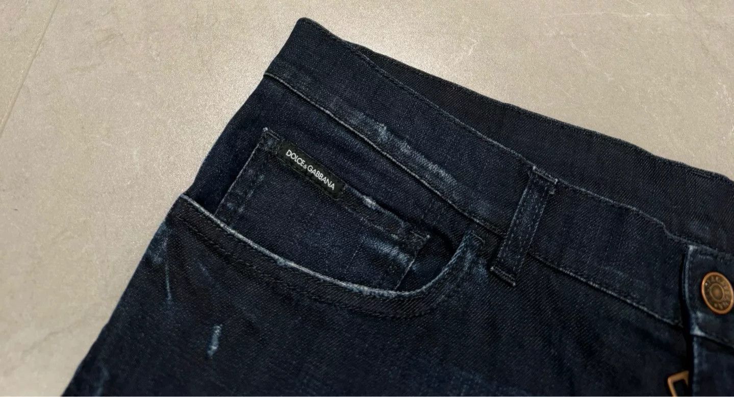 Dolce & Gabbana Dolce & Gabbana Gold Label Blue Jeans Size US 35 - 3 Thumbnail