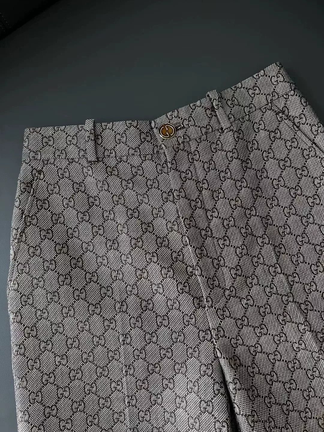 Gucci Gucci Logo Flared Loose Suit Pants Size 38" / US 16 / IT 52 - 4 Thumbnail