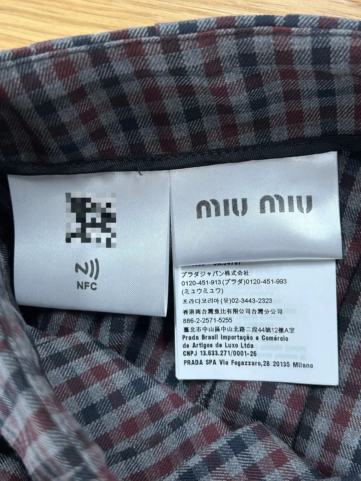 Miu Miu Miu Miu Plaid Letter Belt Skirt Size 36" / US 14 / IT 50 - 6 Thumbnail