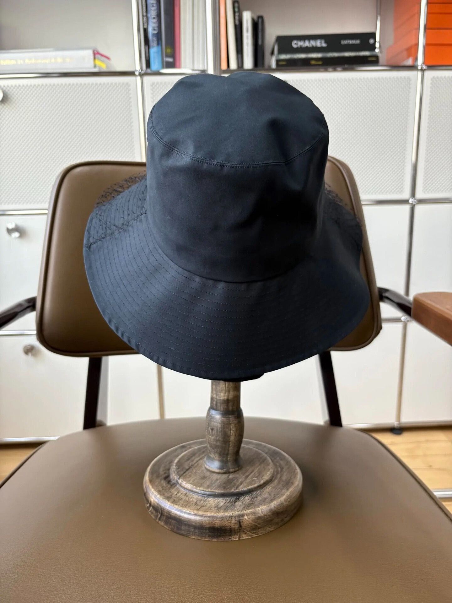 Dior Dior Black Monogram Lace Fisherman Hat Size ONE SIZE - 3 Thumbnail