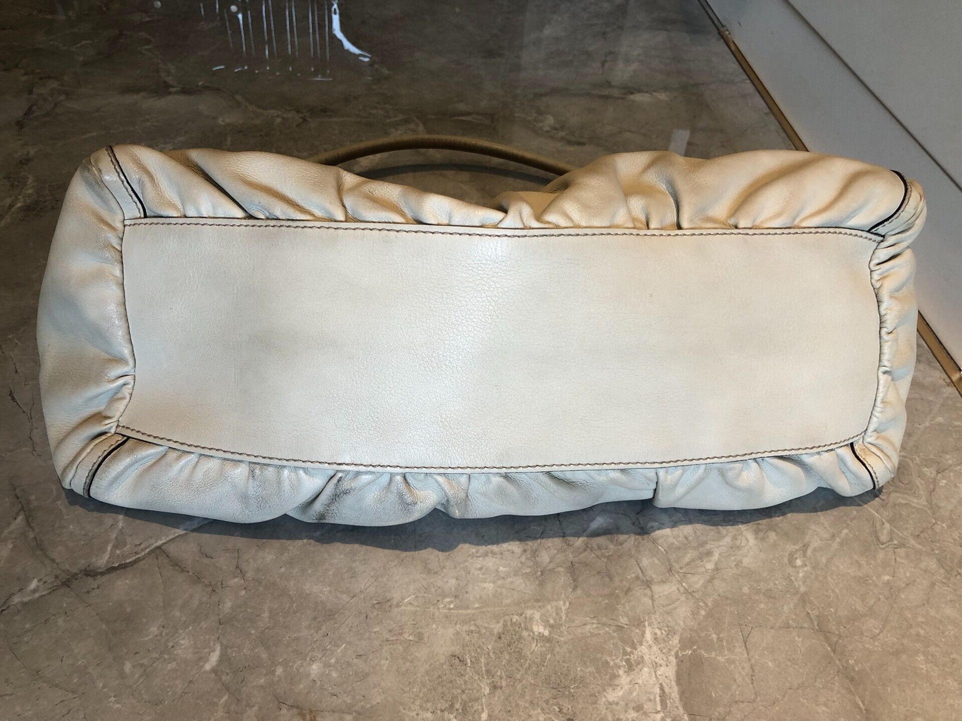 Gucci Gucci Beige Calf Leather Large Crescent Underarm Bag Size ONE SIZE - 3 Thumbnail