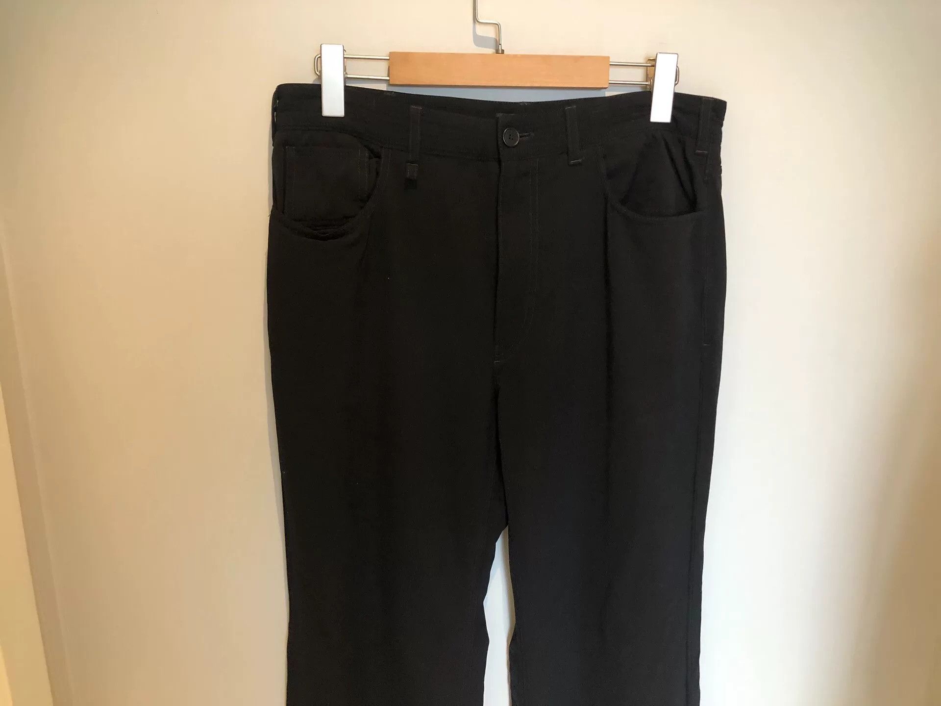 Balenciaga Balenciaga Classic Wide-Leg Wool Trousers Size US 32 / EU 48 - 3 Thumbnail