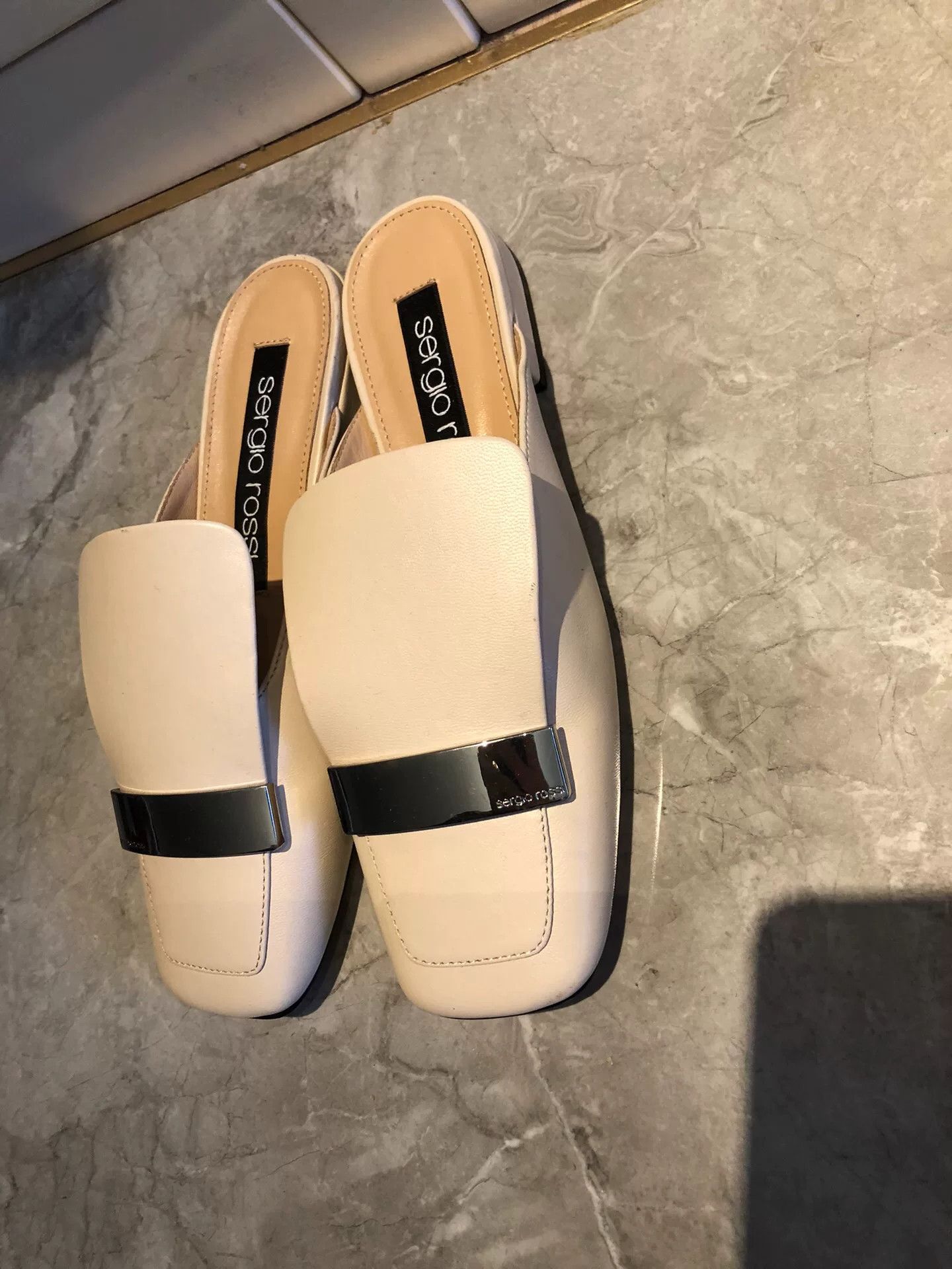 Sergio Rossi Sergio Rossi Leather Mules Size US 4 / IT 34 - 4 Thumbnail
