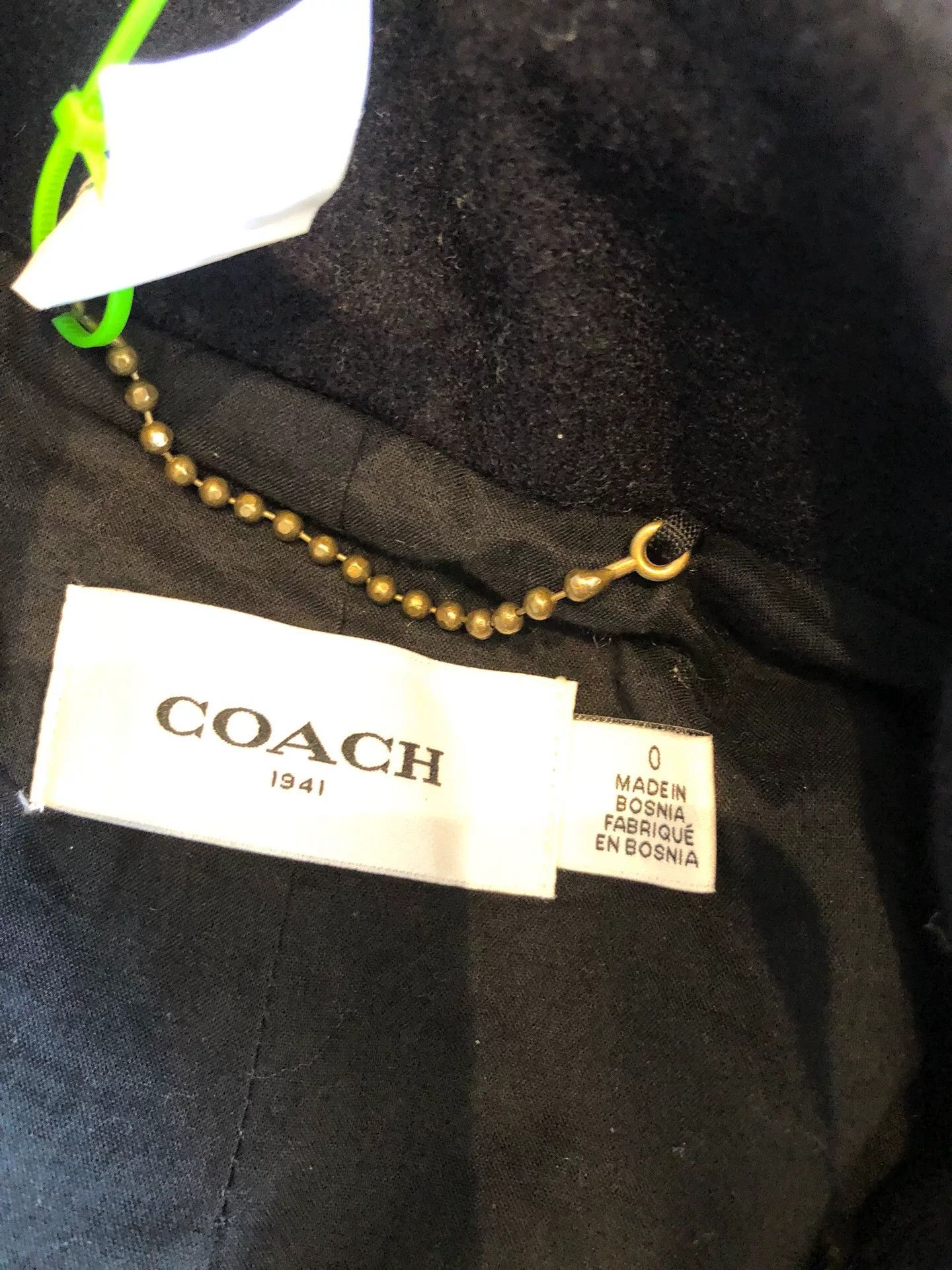 Coach Coach Women's Wool Badge Coat Size XS / US 0-2 / IT 36-38 - 5 Thumbnail