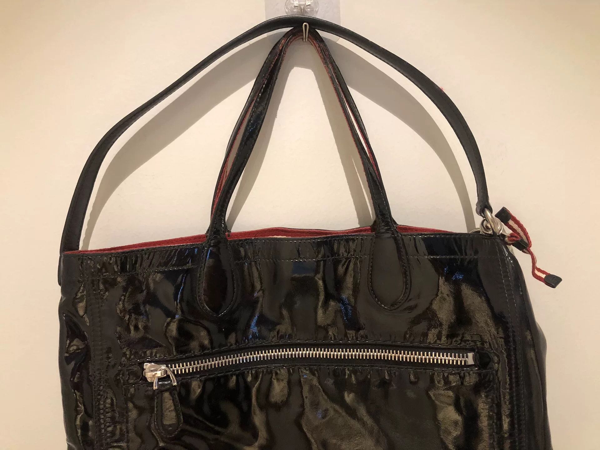 Bally Bally Black Patent Leather Tote Shoulder Bag Size ONE SIZE - 3 Thumbnail
