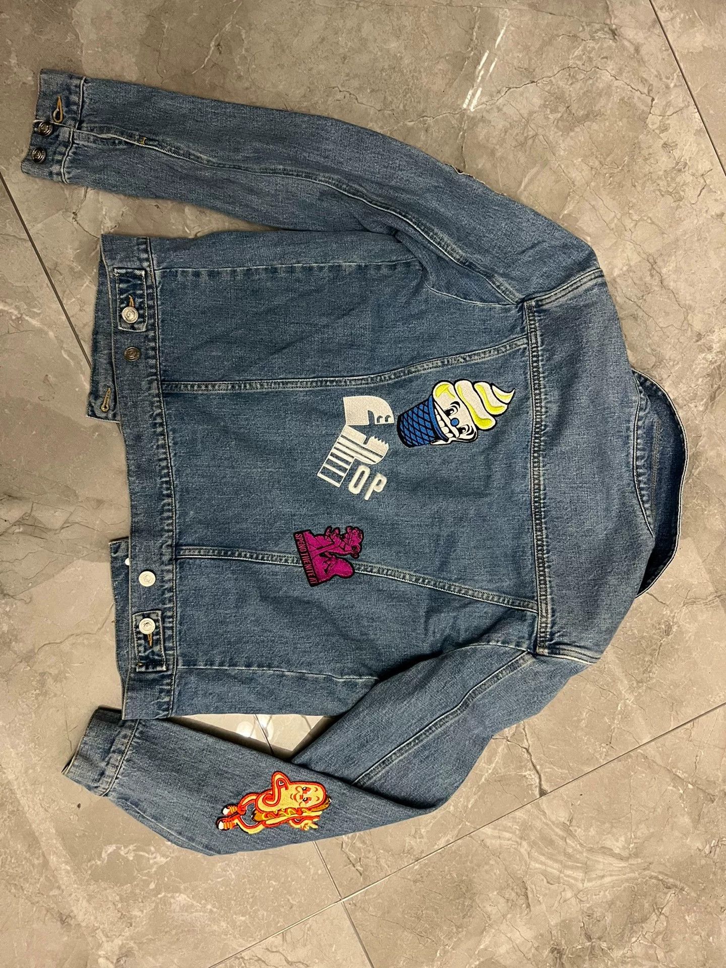 Kenzo KENZO Limited Animal Embroidery Denim Jacket Size US S / EU 44-46 / 1 - 2 Thumbnail