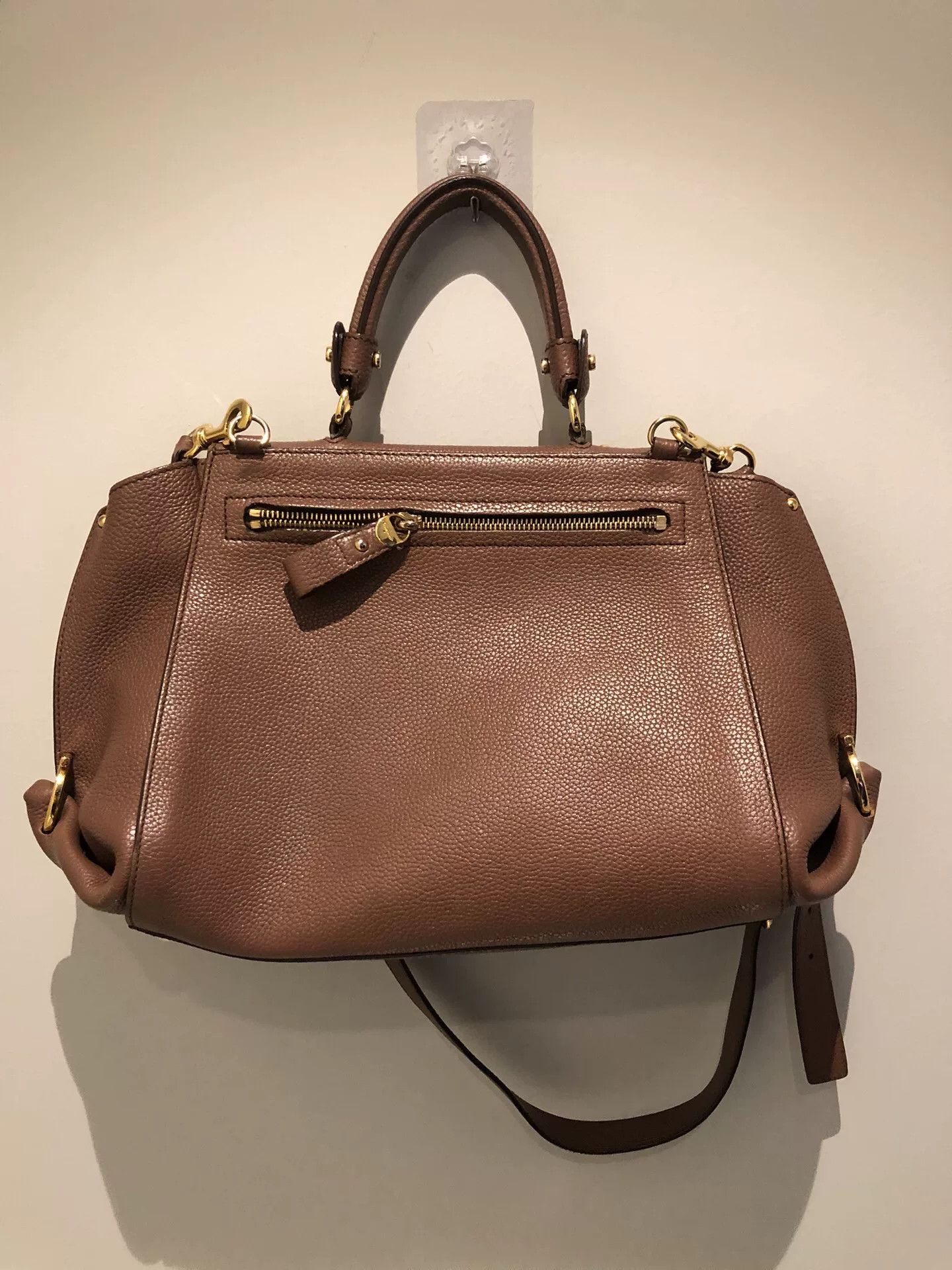 Salvatore Ferragamo Salvatore Ferragamo Red Leather Tote Shoulder Bag Size ONE SIZE - 2 Thumbnail