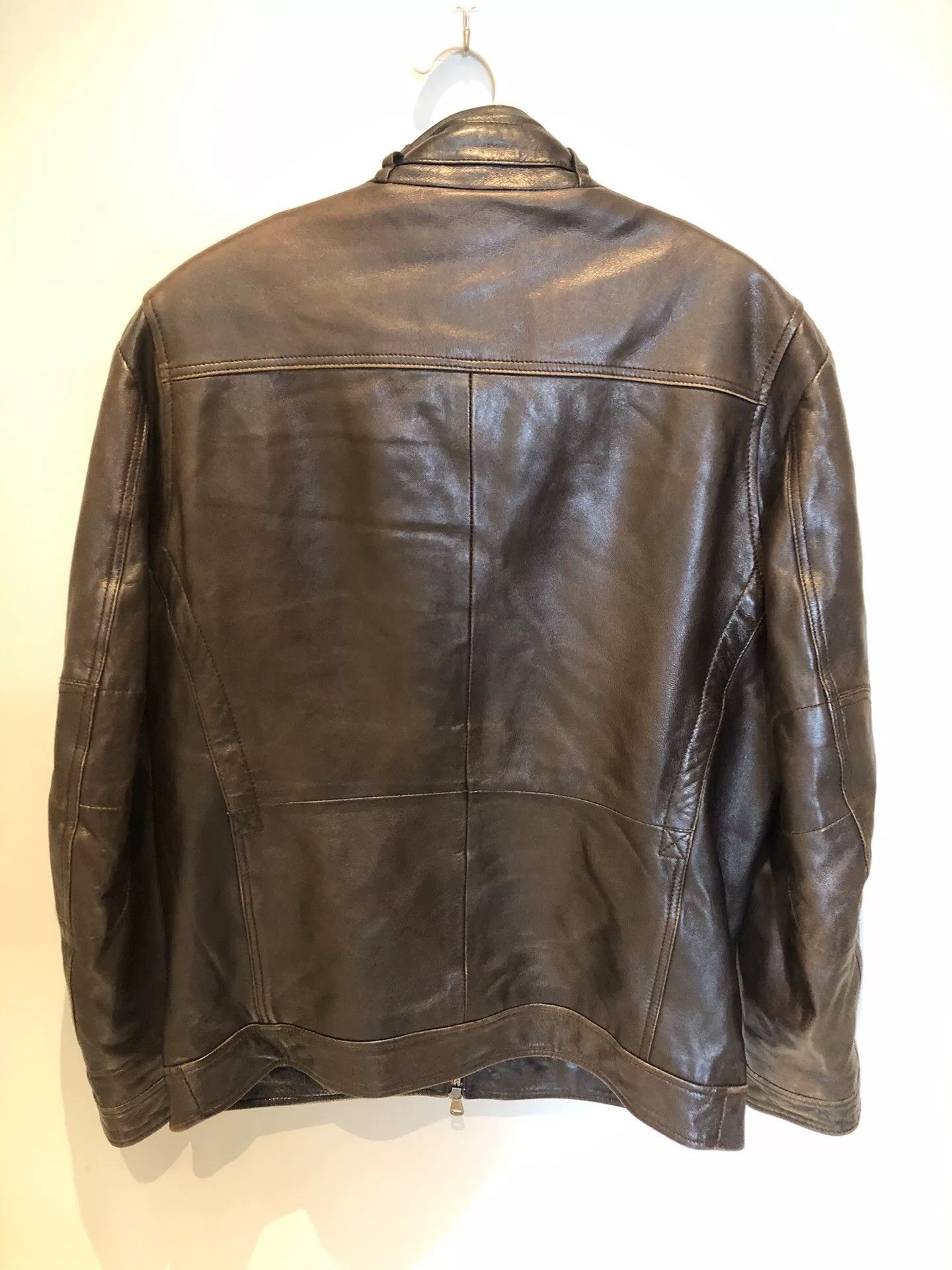 Hugo Boss HUGO BOSS Lambskin Leather Jacket Size US S / EU 44-46 / 1 - 2 Thumbnail