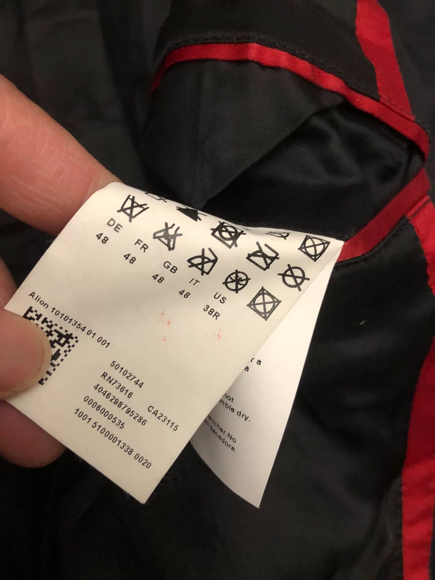 Hugo Boss Hugo Boss Red Label Men's Jacket Size US M / EU 48-50 / 2 - 6 Thumbnail