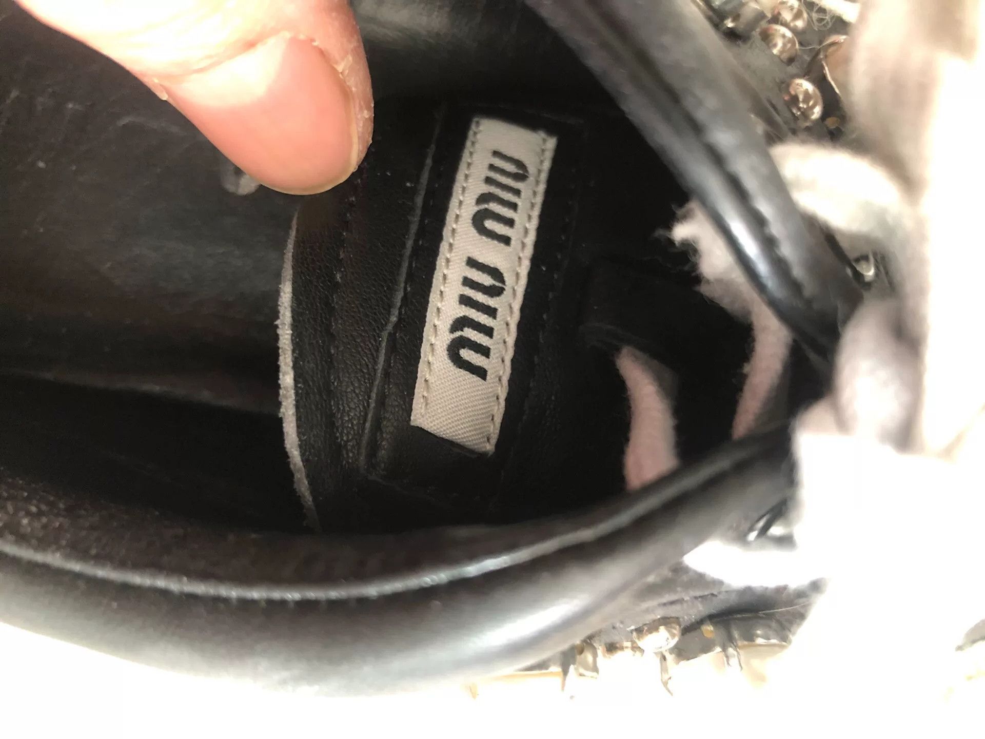 Miu Miu Miu Miu Limited Pearl Shell-Toe Sneakers Size US 4 / IT 34 - 4 Thumbnail