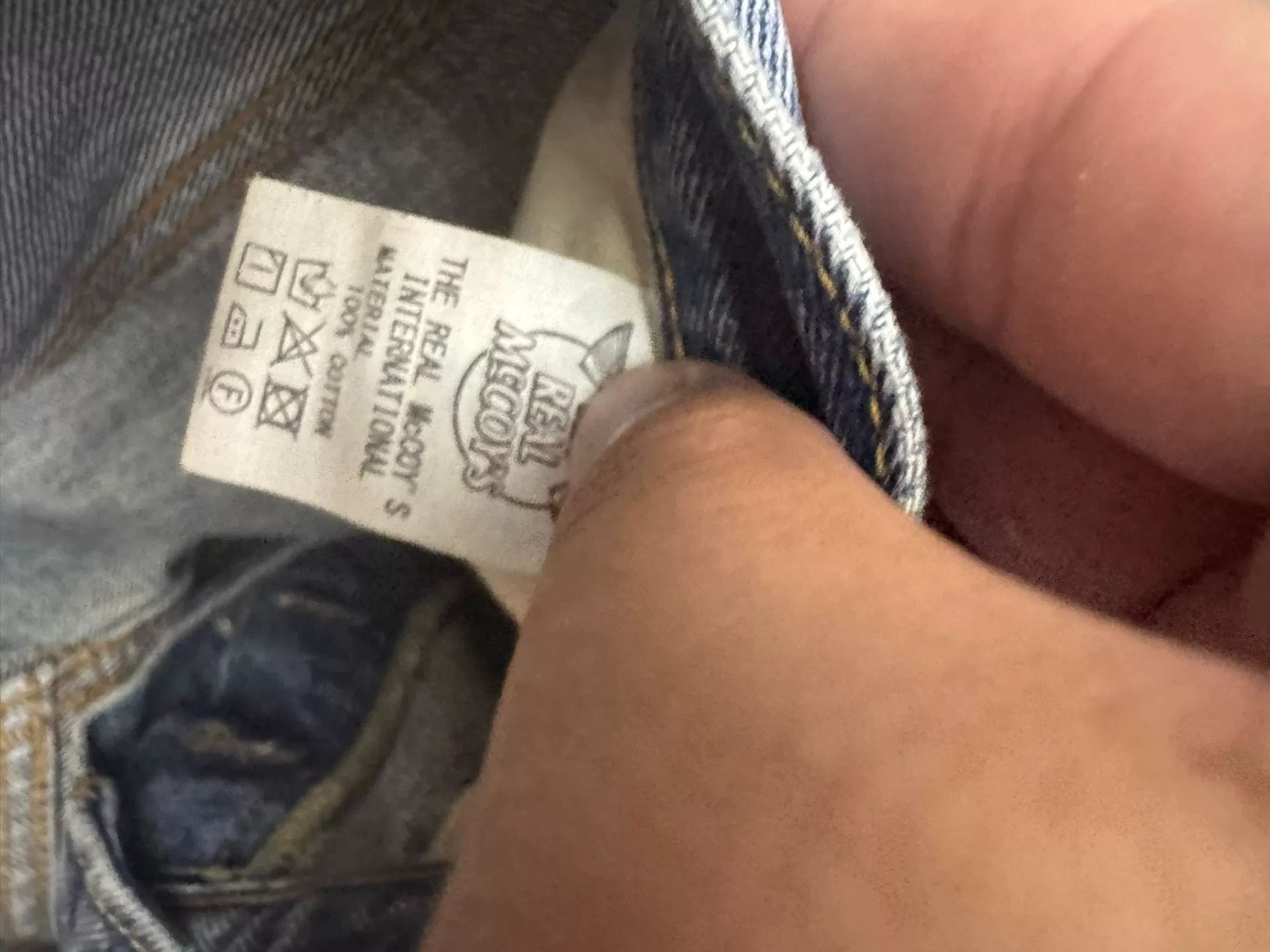 The Real McCoy's The Real McCoy 001XX Washed Jeans Size US 34 / EU 50 - 4 Thumbnail